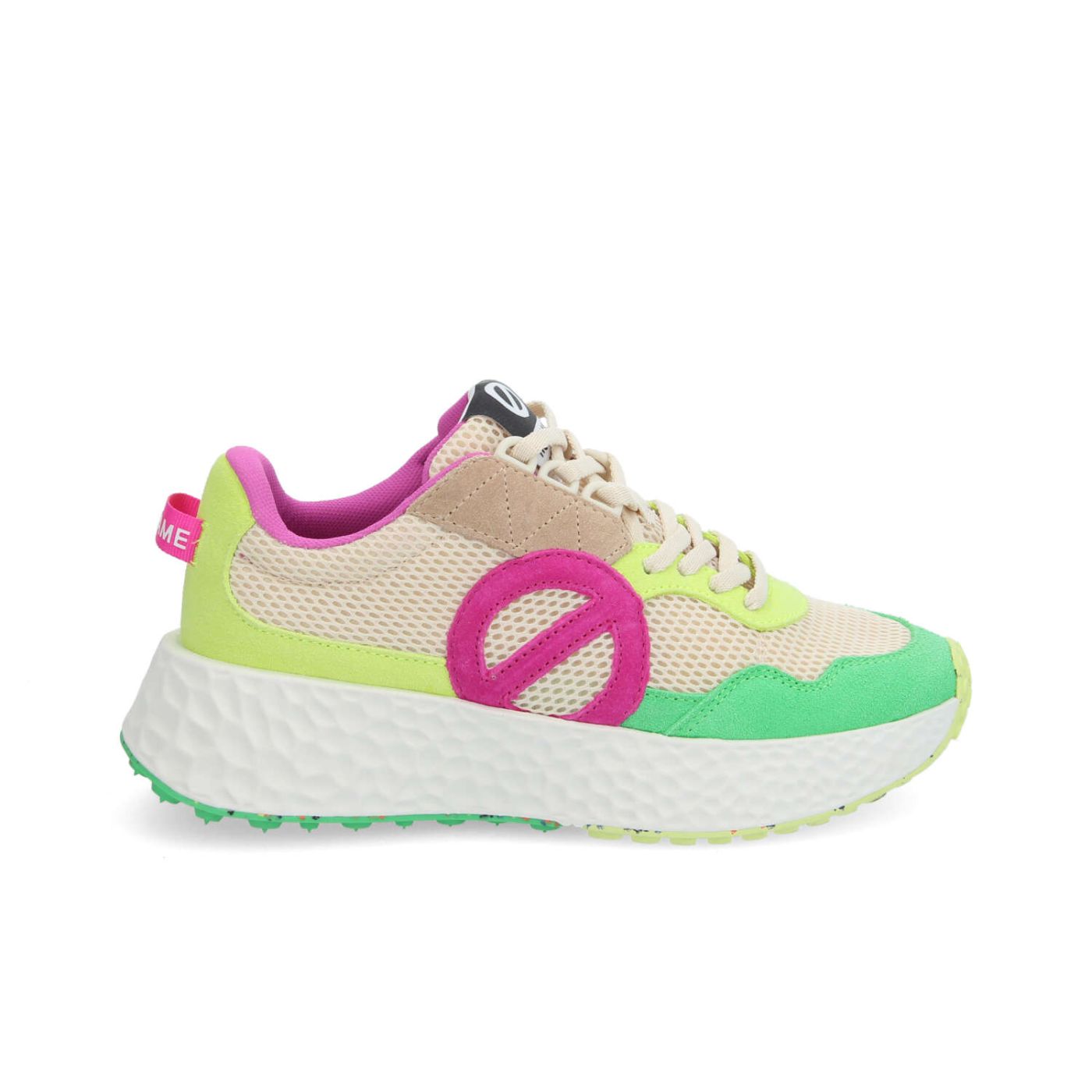 CARTER JOGGER W - SUEDE/MESH/SUED - VERDE/BIANCO SPORCO